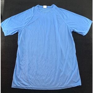Augusta Sportswear Adult L‎ Blue Short Sleeve Athletic Performance T Shirt Tee